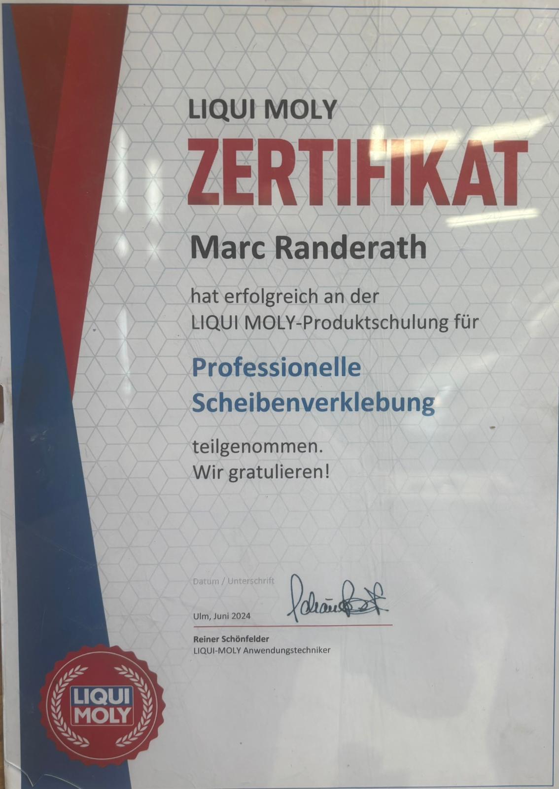 Zertifikat 2